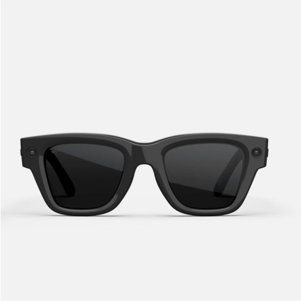 Ray Ban meta display Black Classic Sunglasses (glasses large and band 3)